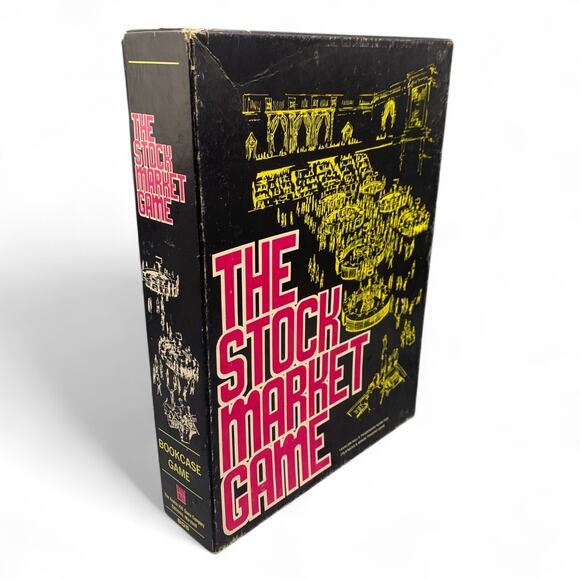 The Stock Market Game Avalon Hill Stocks & Bonds Trading Game 1970 Bookcase VTG - Picture 1 of 16